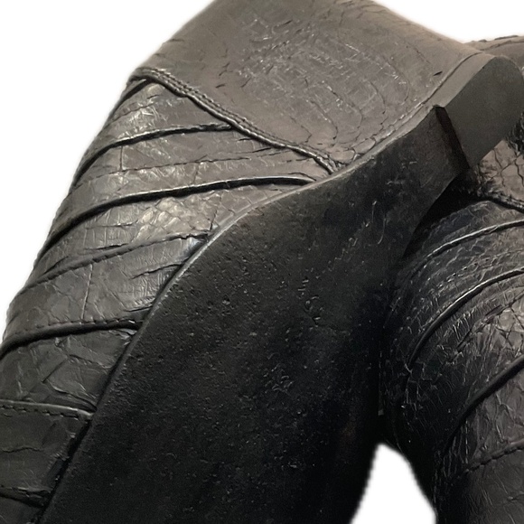 Rick Owens Dust Snake Platform Heel Wedge Mules size 39 1/2" EU - Picture 10 of 12